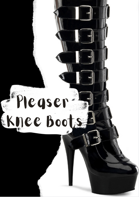 Pleaser over the knee 2025 boots