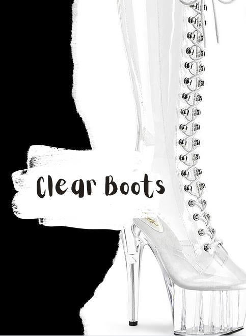 Clear hotsell boots uk