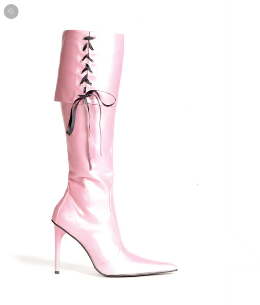 435-PENN Ellie Pink Pu High Heel Alternative Footwear Discontinued Sale Stock