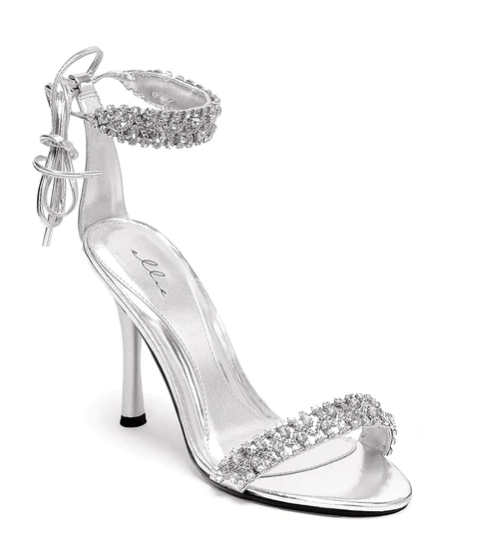 457-Claudia Ellie Silver Pu cu călcâie înaltă încălțăminte alternativă de vânzare întreruptă