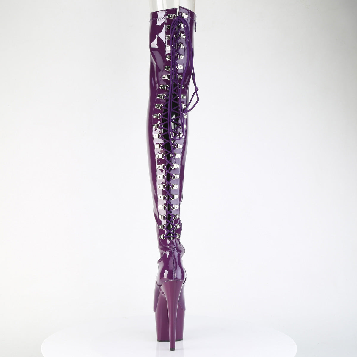 Purple 7 Inch Exotic Dance Thigh Boots - Pleaser ADORE-3063