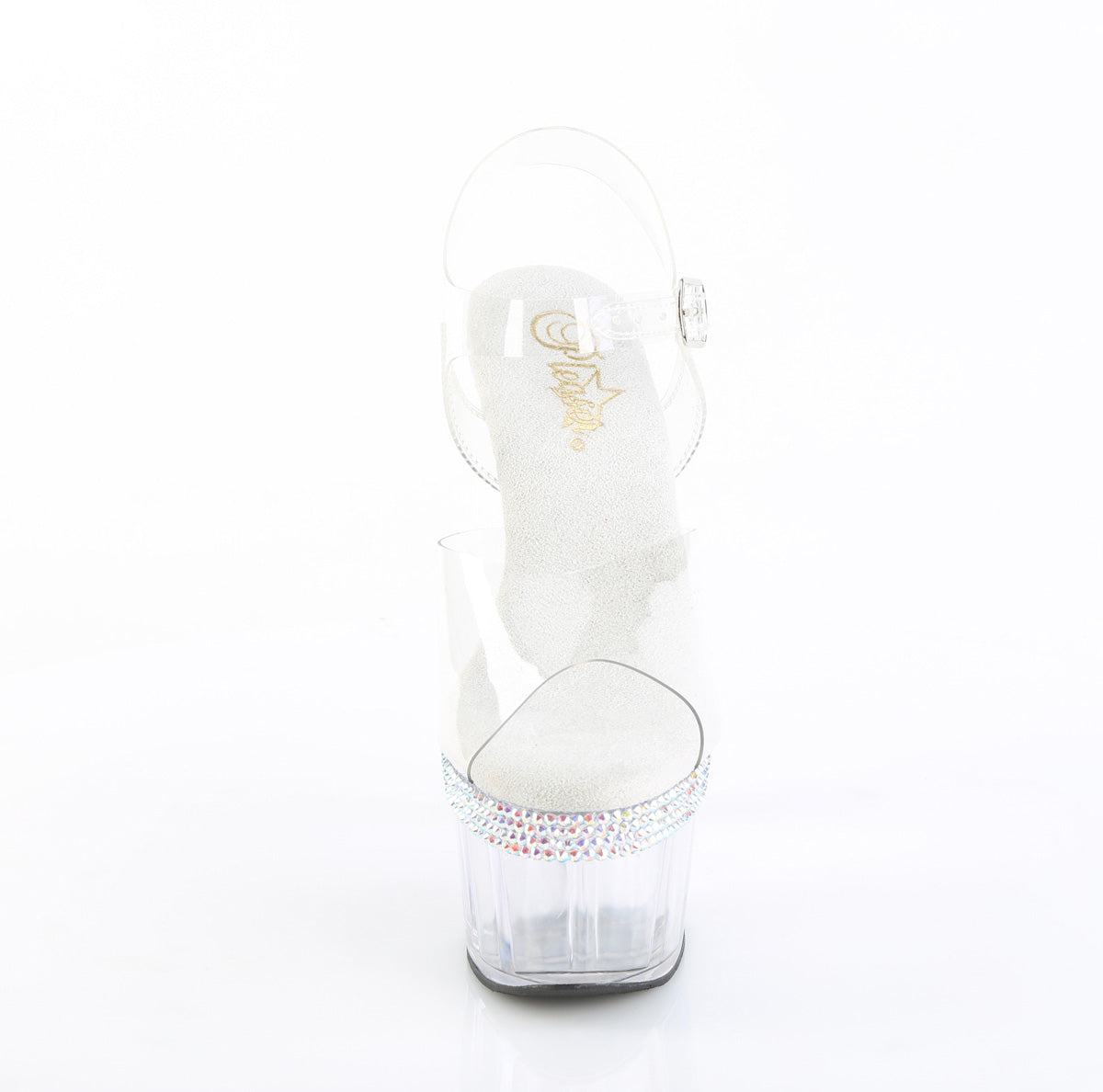 Clear 7 Inch Strippers Platform Shoes - Pleaser ADORE-708PHRS