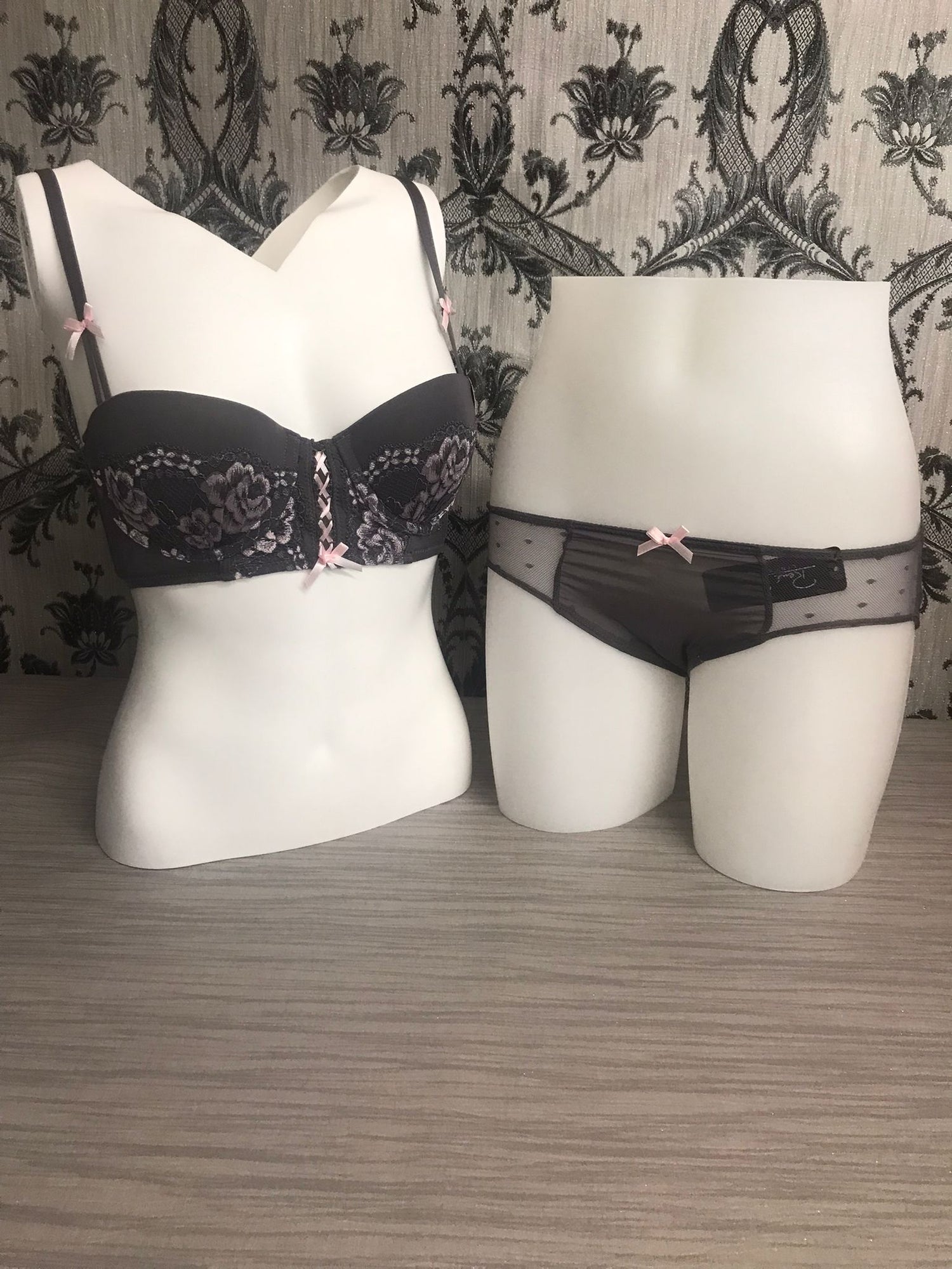 B25223-GRY SO zeer glamoureuze longline beha