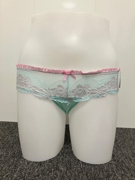 Carrie Amber Lace Thong CA5066T BLU/PNK