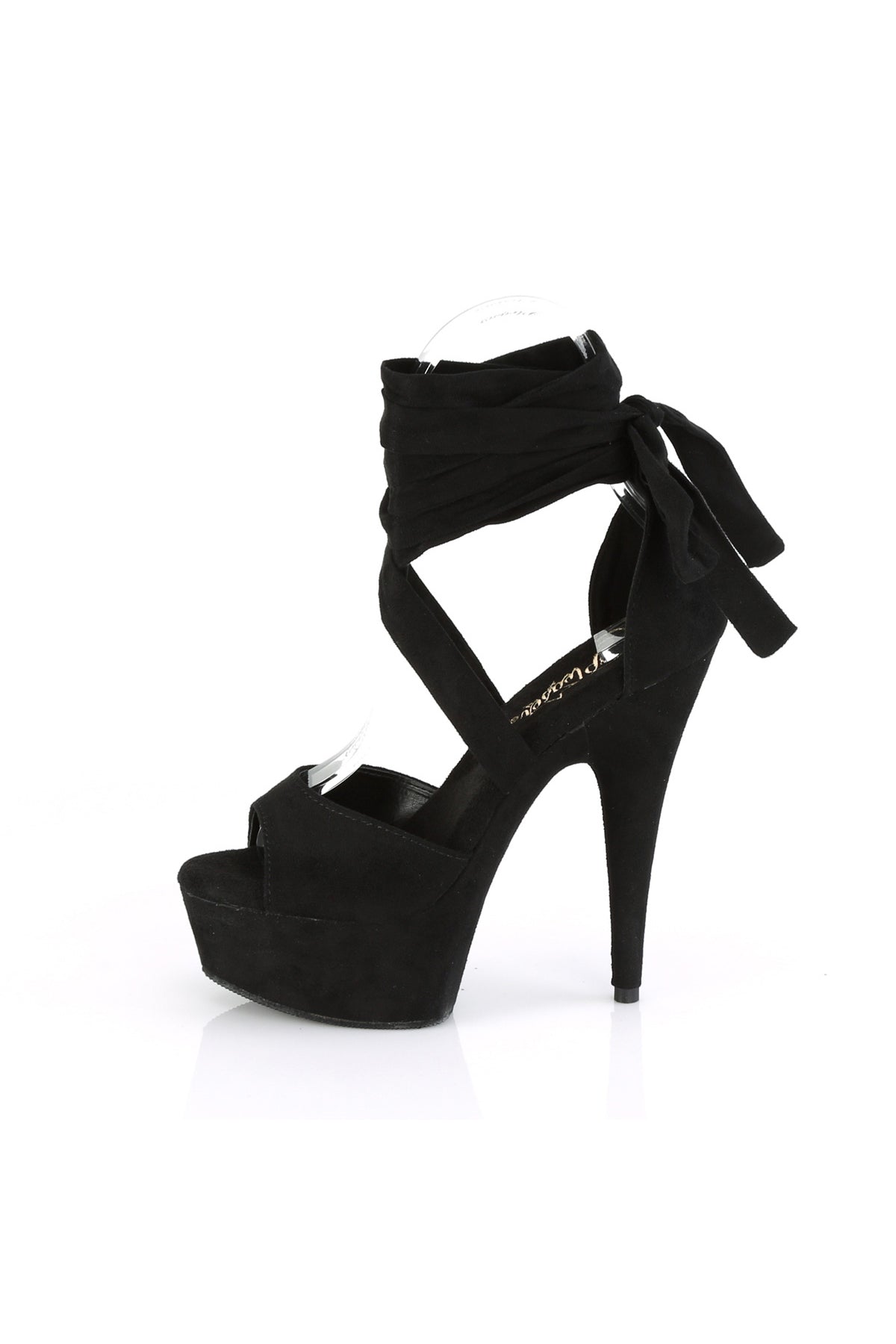 Black 6 Inch Strippers Platform Shoes - Pleaser DELIGHT-679