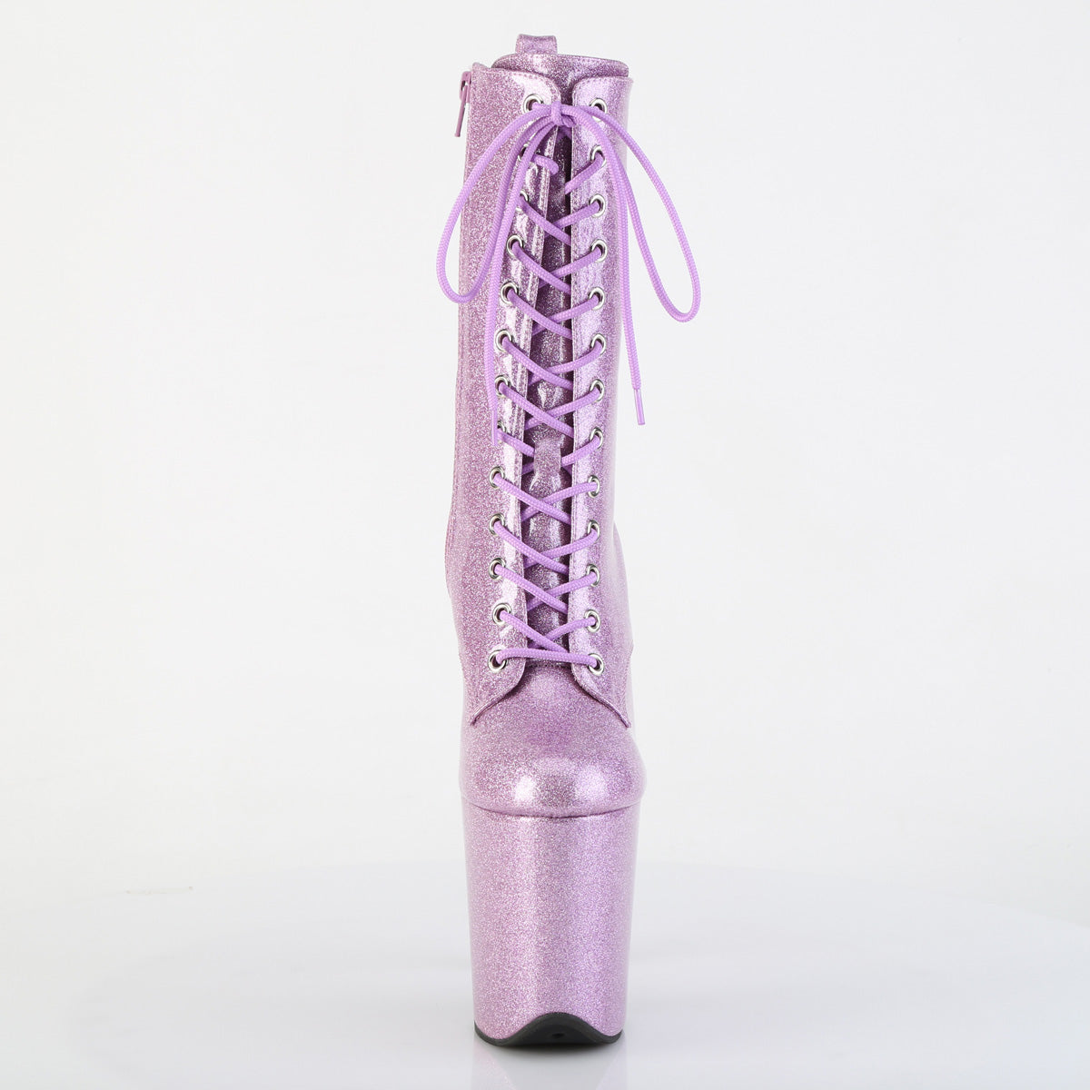 flamingo 1040gp pleaser 8 inch heel lilac ankle boots exotic dancing