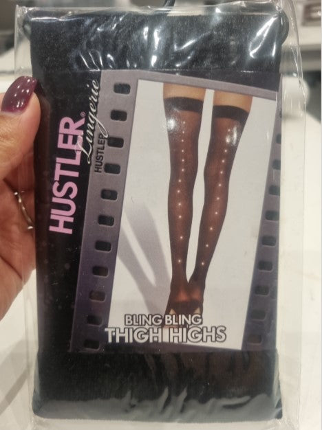 HU61150 Hustler Lingerie Bling Bling Thigh Highs