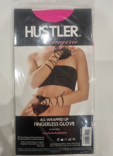 HU63194-HP Hustler Hot Pink Fingerless Gloves