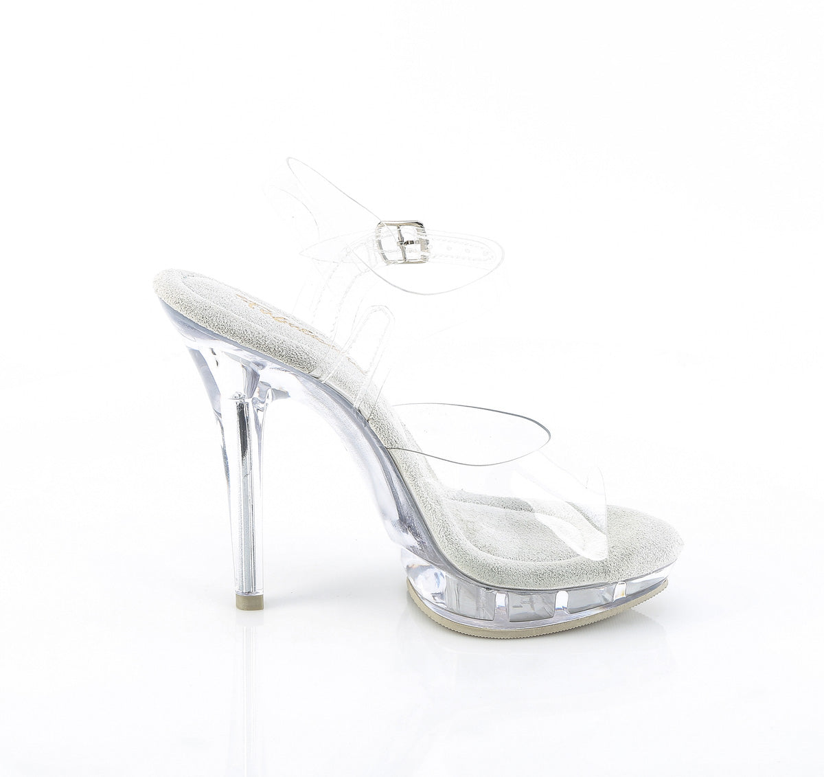 Clear 5 Inch Fitness Stage Shoes - Fabulicious LIP-108