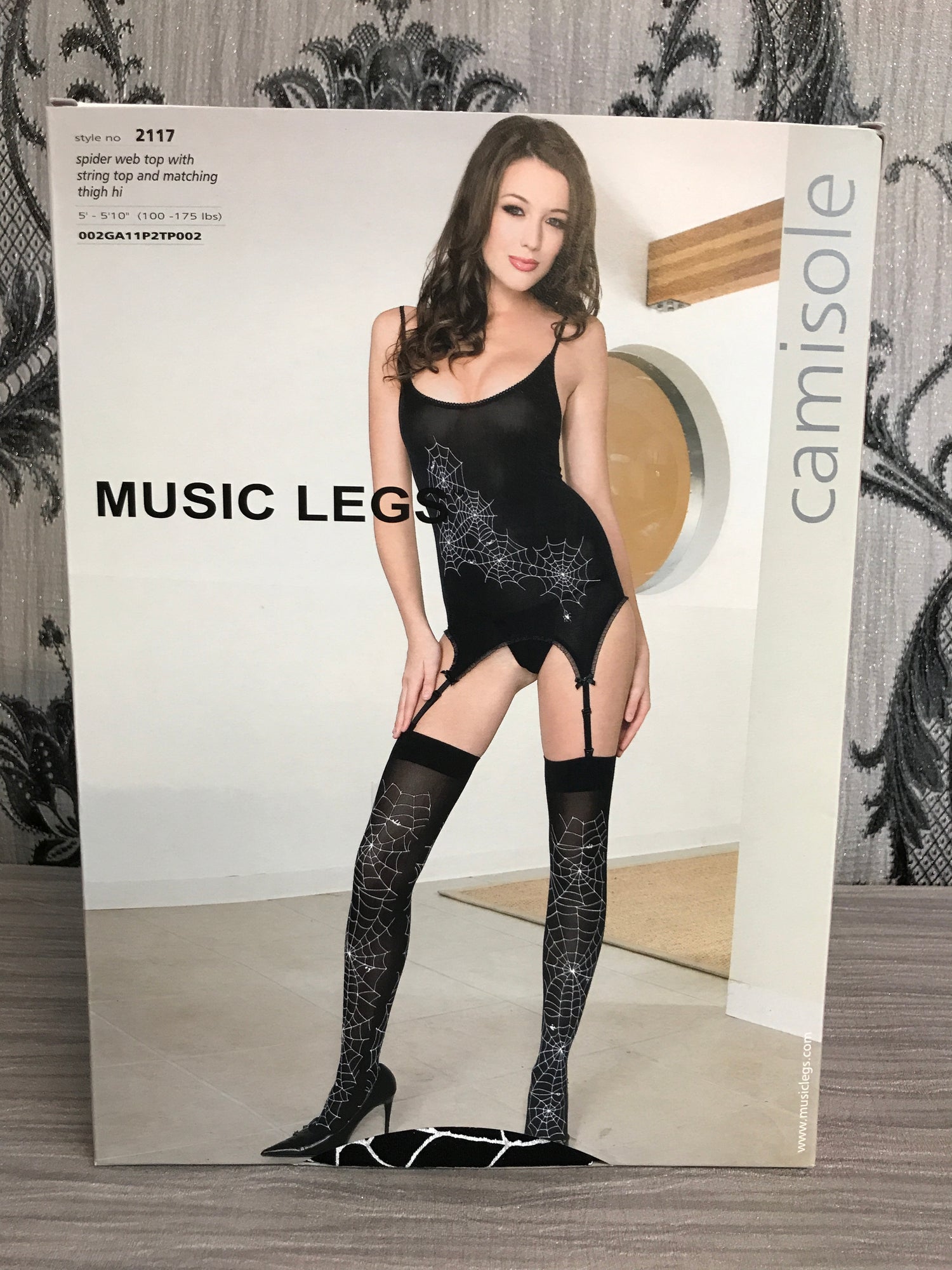 ML2117 Muziekpoten Spiderweb Top en dijhigh set