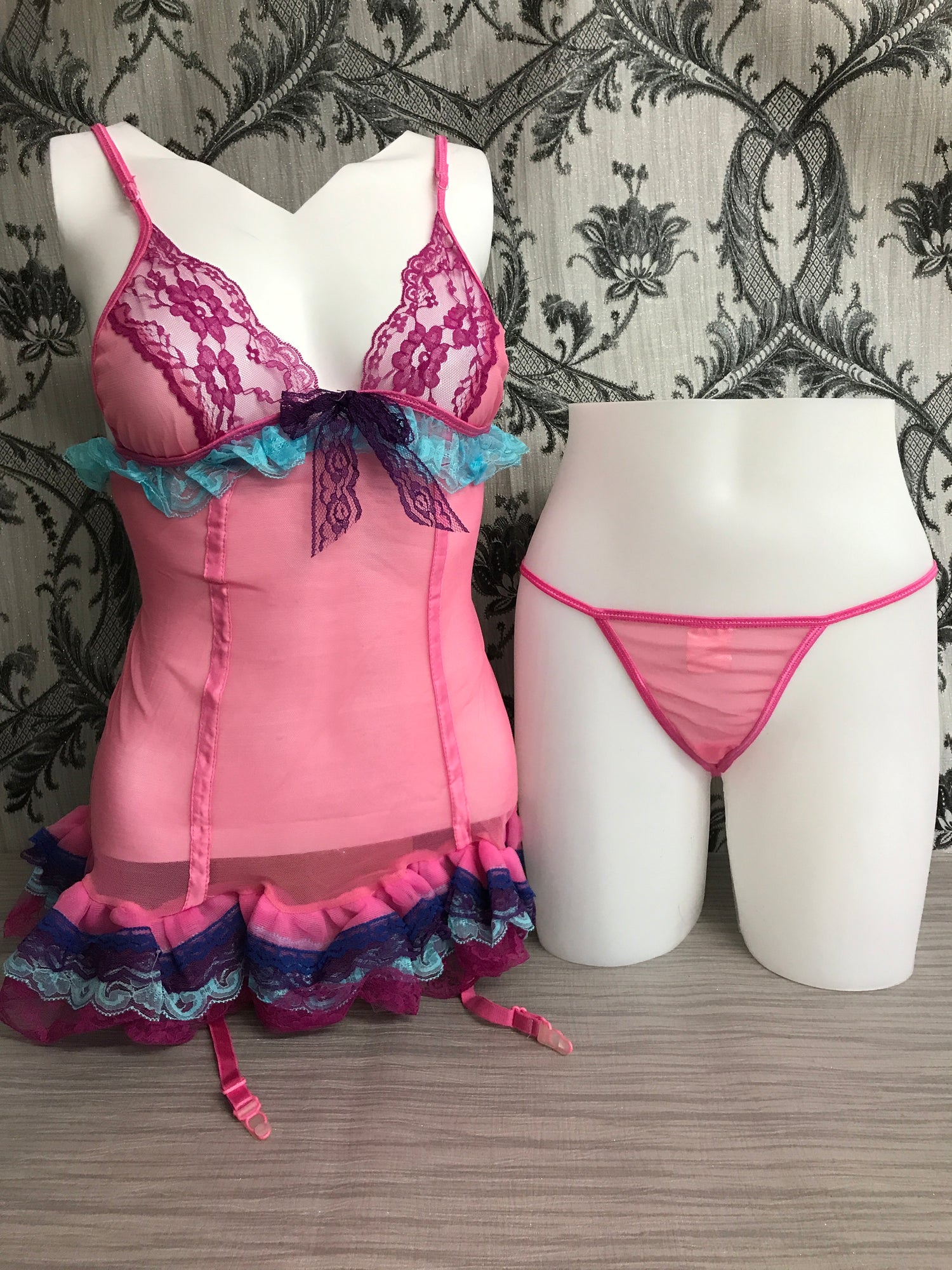 RV-GP400-PNK-S Sexy Lingerie Set