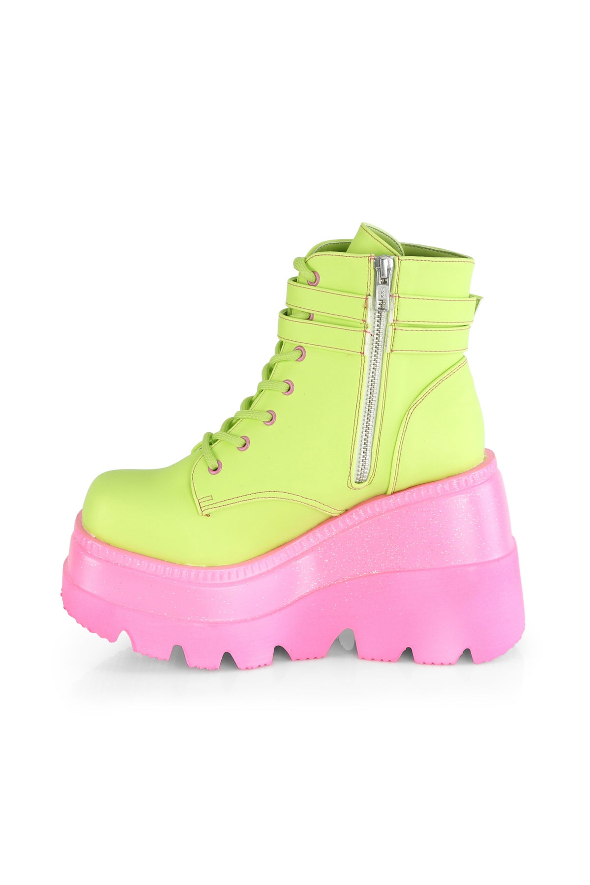 SHA52 Neon Ankle Boots
