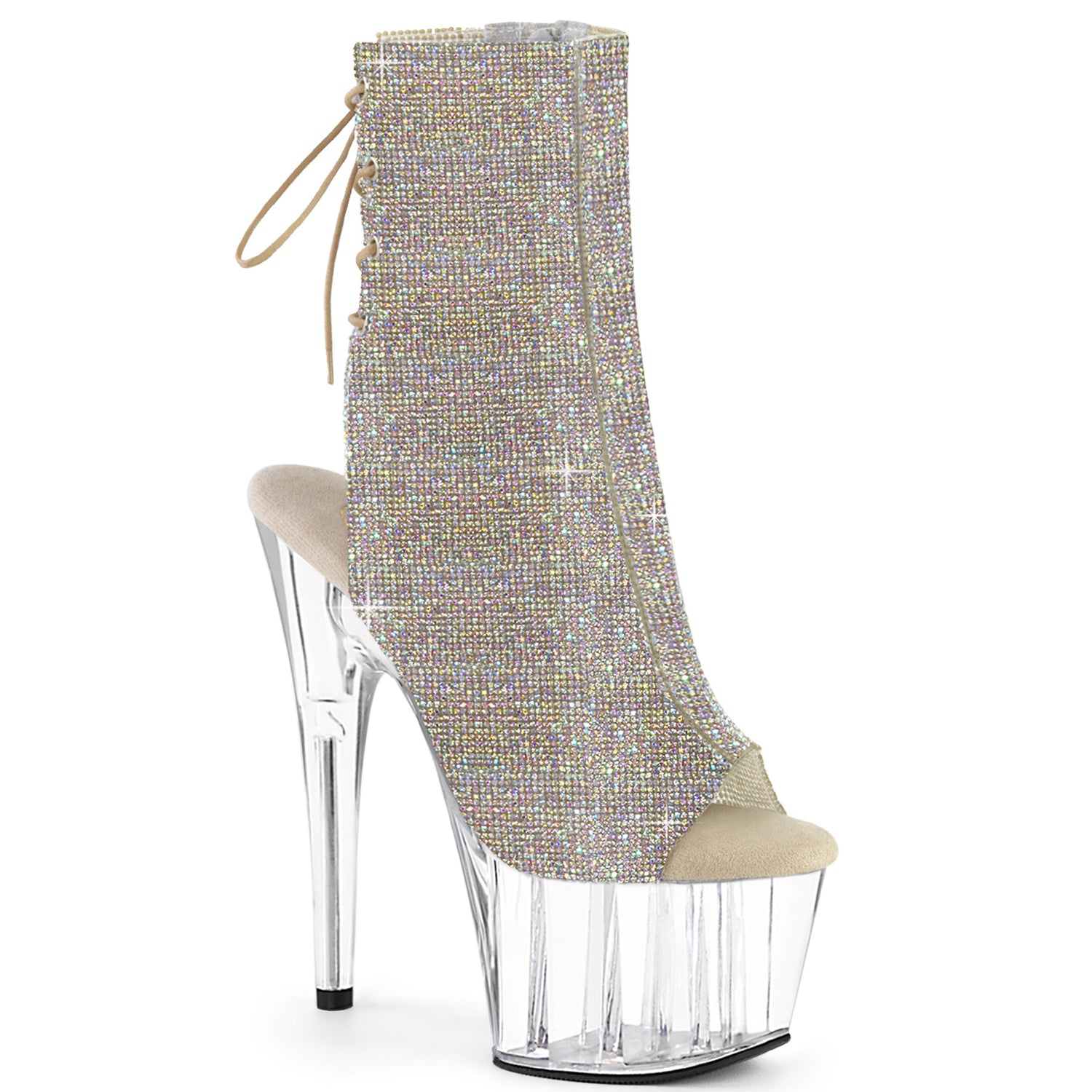 Adore-1018C-RS Pleash Glitter Cizme cu degetele de la picioare