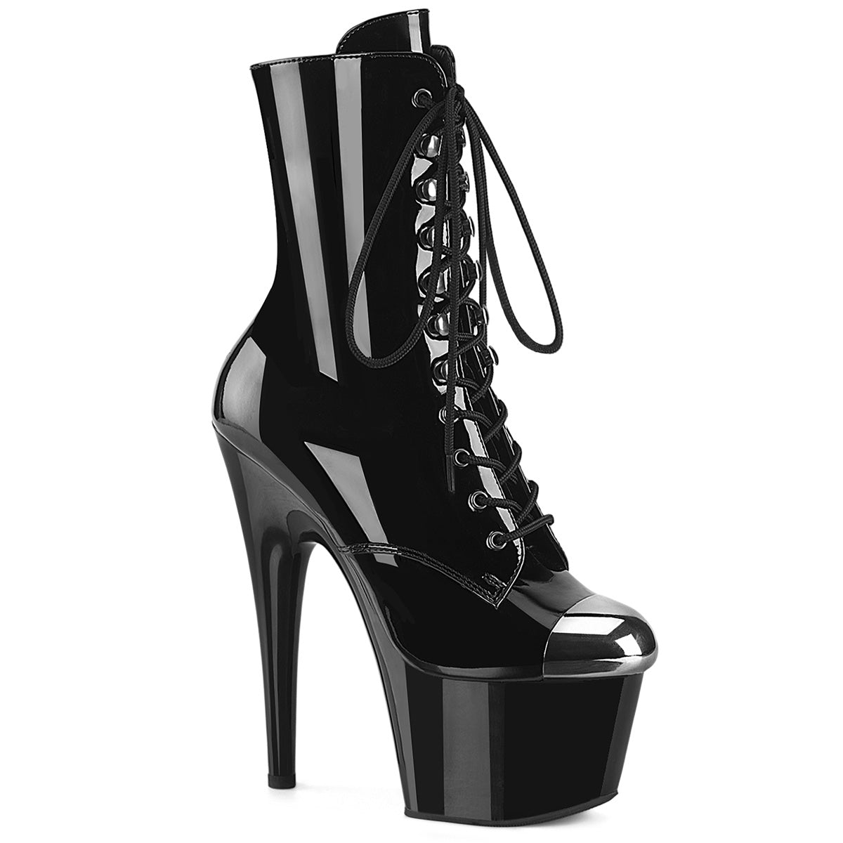 Adore-1020esc Pleaser pole dance patente negra botas perversas