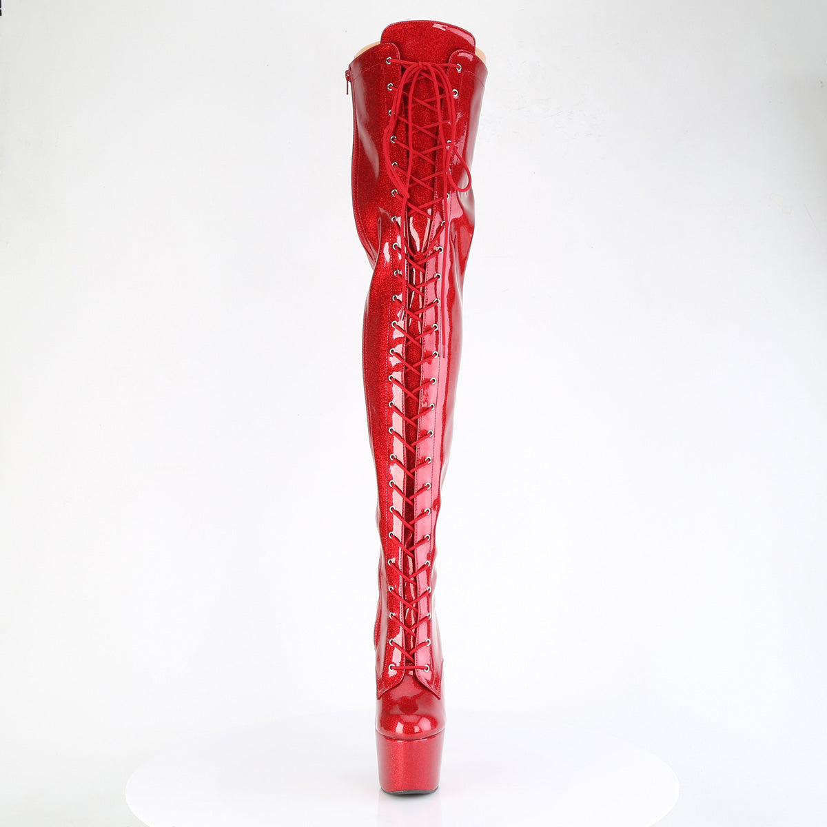 adore 3020gp pleaser pole dancing shoes red glitter pat m