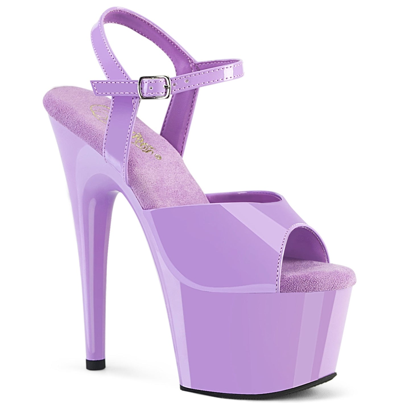 ADORE-709 Pleaser 7" Lavender Patent Platform Exotic Dancing High Heels