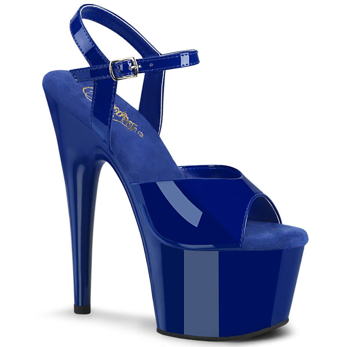 Royal Blue 7 Inch Fetish Pole Dancing Heels - Pleaser ADORE-709