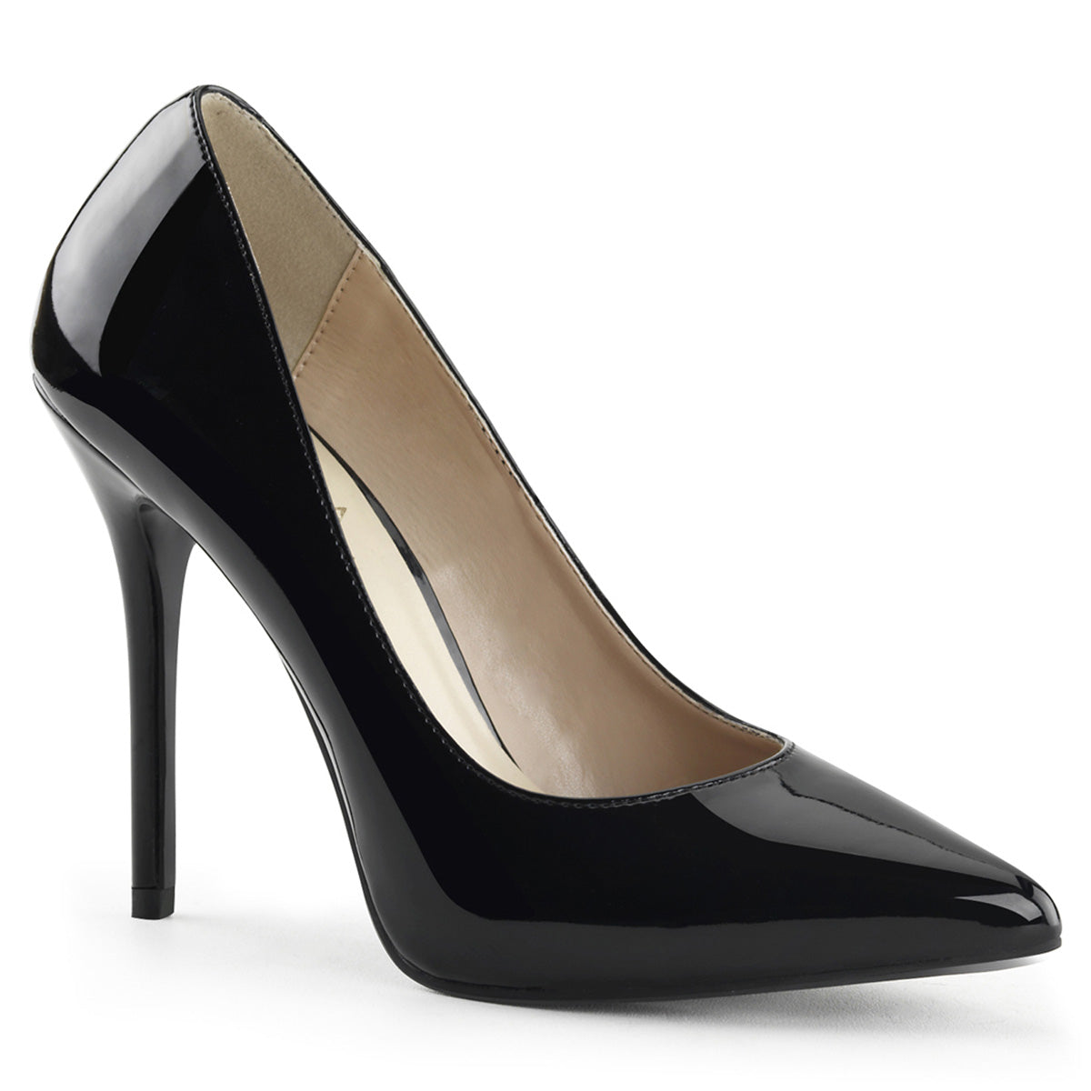 Black 5 Inch Sultry Bedroom Heels - Pleaser AMUSE-20