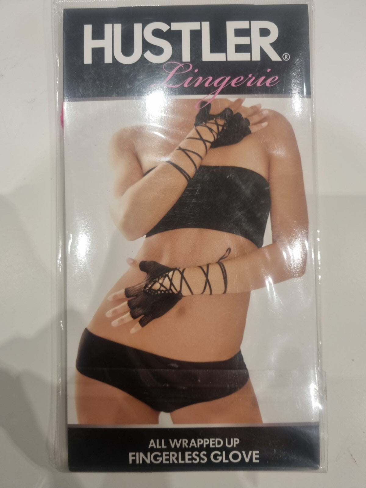 HU63194-HP Hustler Hot Pink Fingerless Gloves