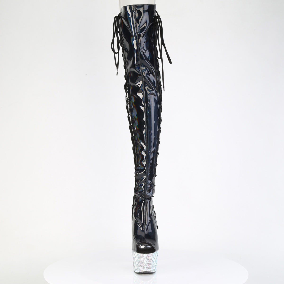 bejeweled 3052hg 7 pleaser footwear black