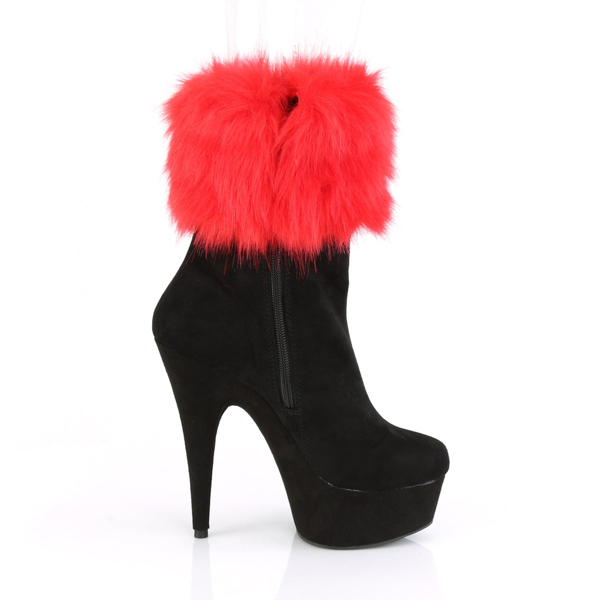 Black 6 Inch Exotic Dance Ankle Boots - Pleaser DELIGHT-1000