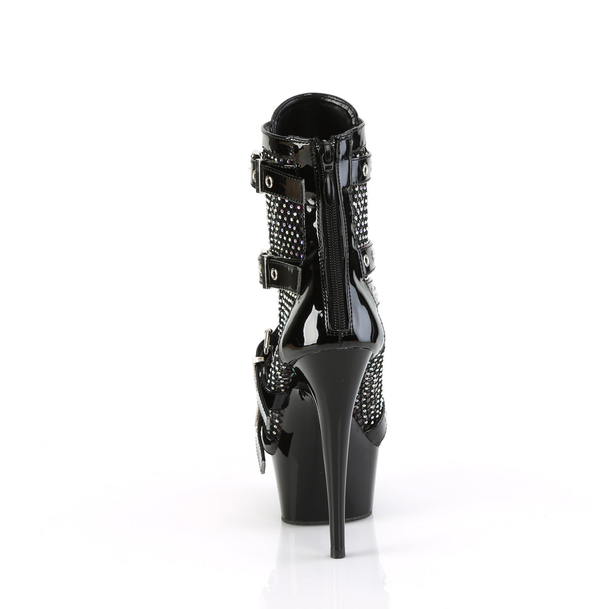 delight 1017rsf pleaser sexy footwear clr blk clr