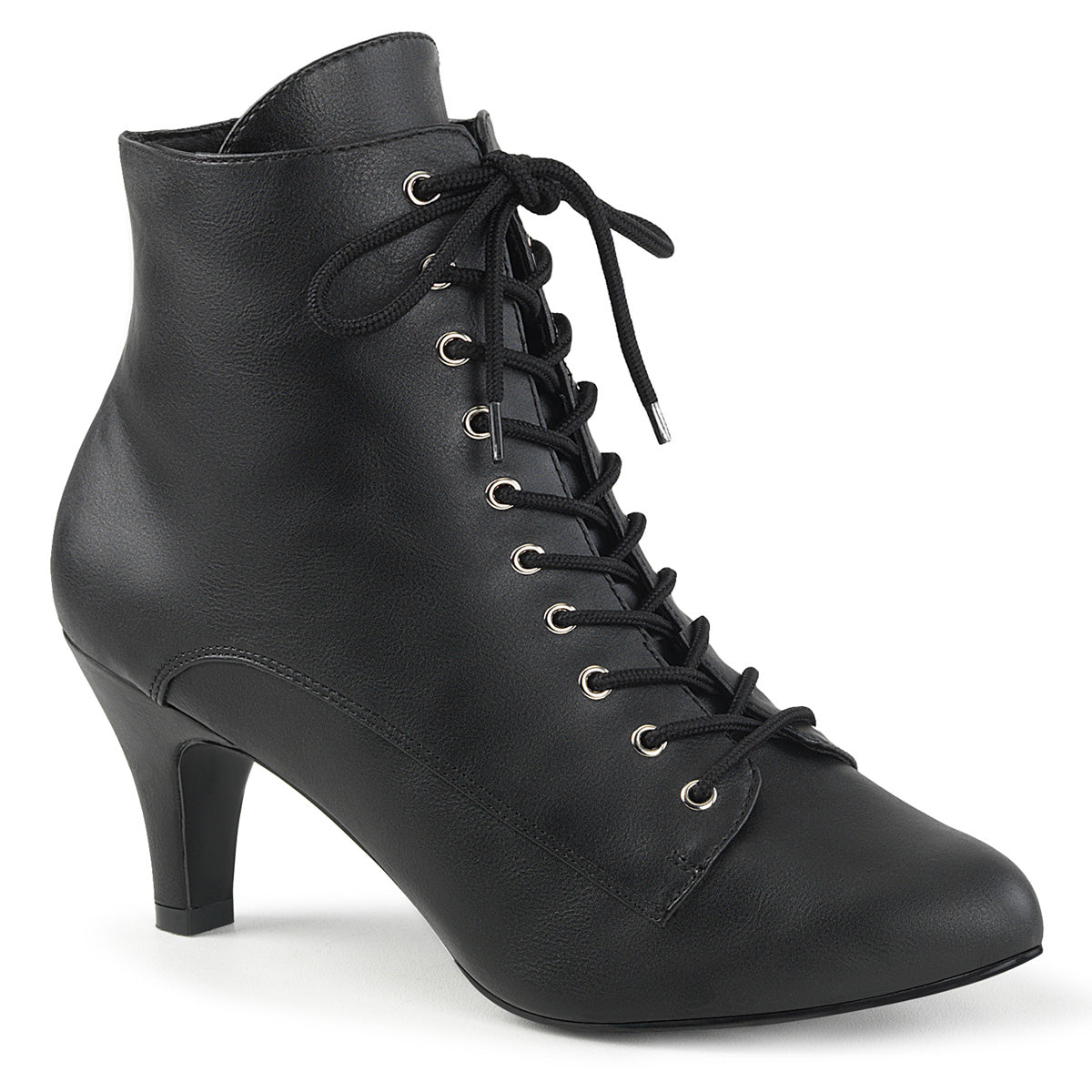 Black 3 Inch Sexy Boots - Pleaser Pink Label DIVINE-1020