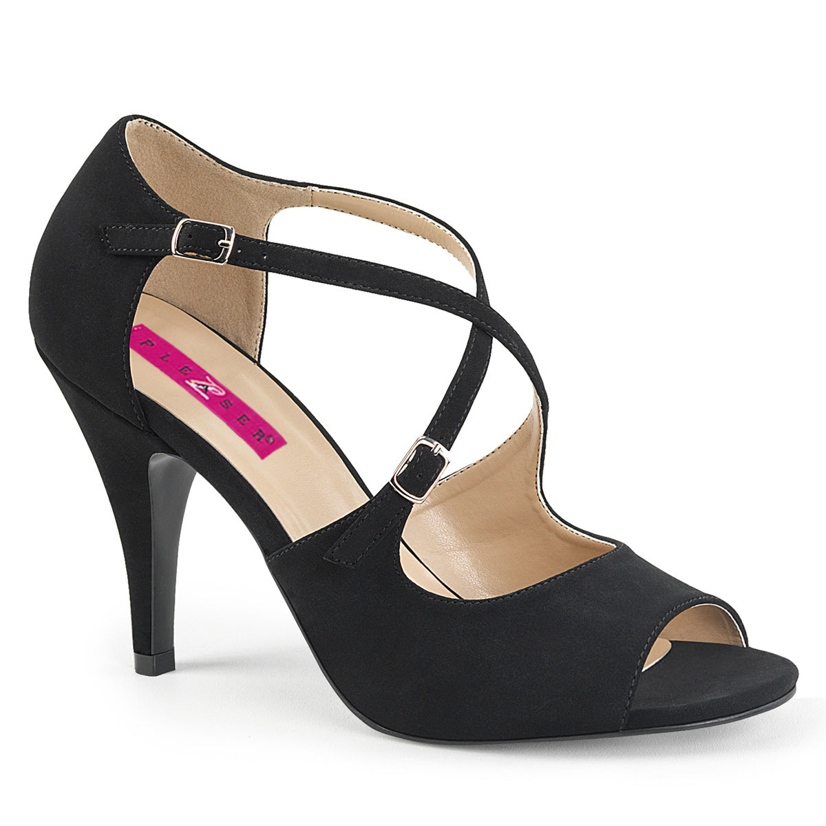 Dream-412 Zapatos de damas de gran tamaño 4 pulgadas Calzado fetiche Nubuck Nubuck Nubuck