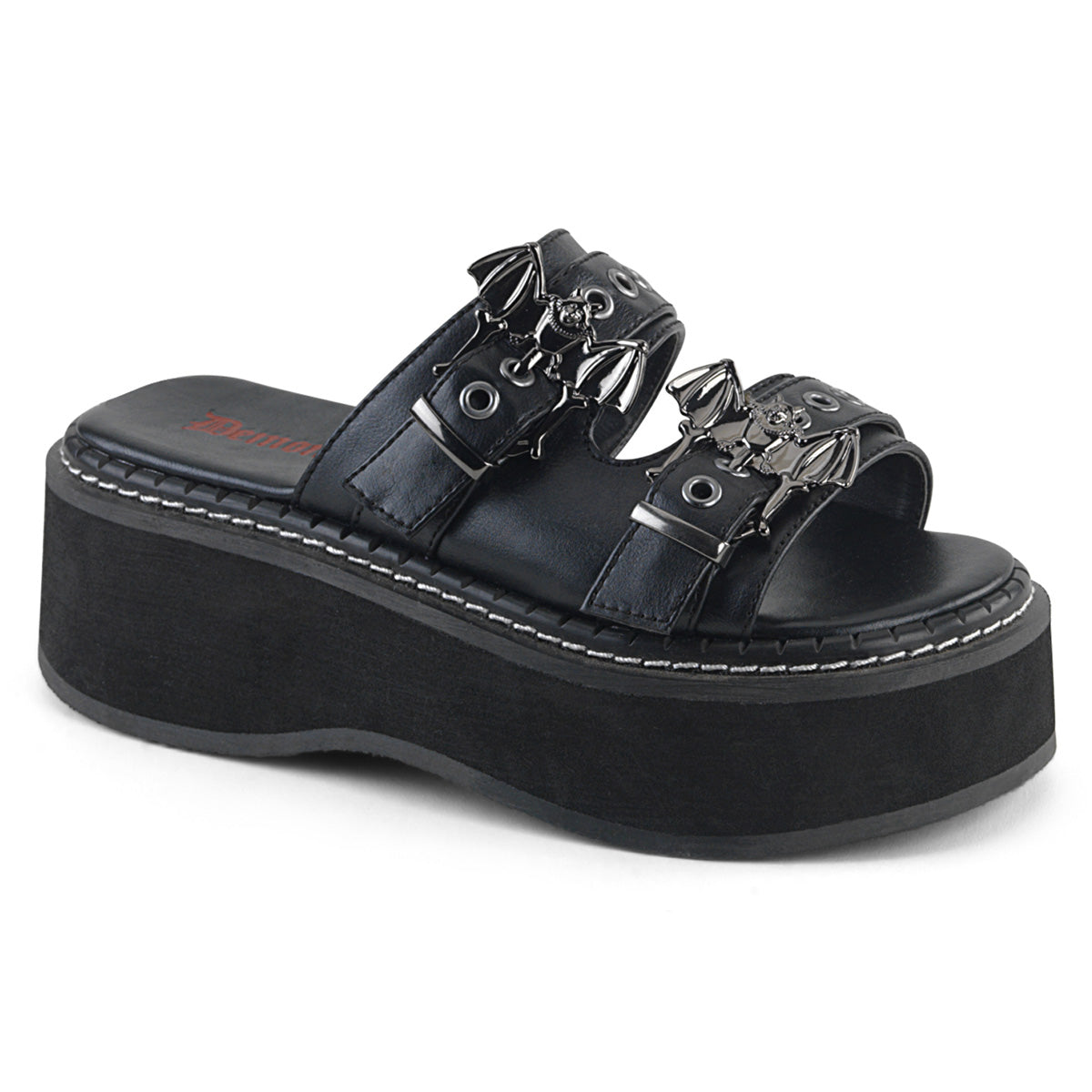 Black Alternative Women's Sandals - Demonia Cult EMILY-100