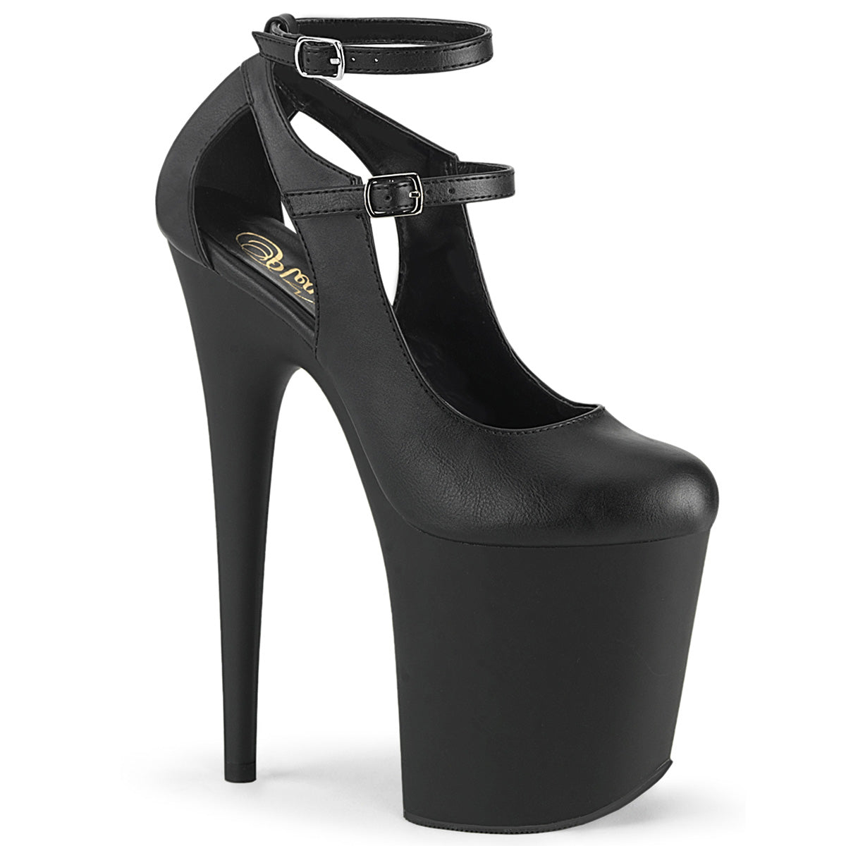 Zapatos de plataforma Flamingo-850 (tacones de baile exóticos) Pleasers de tacón de 8 pulgadas