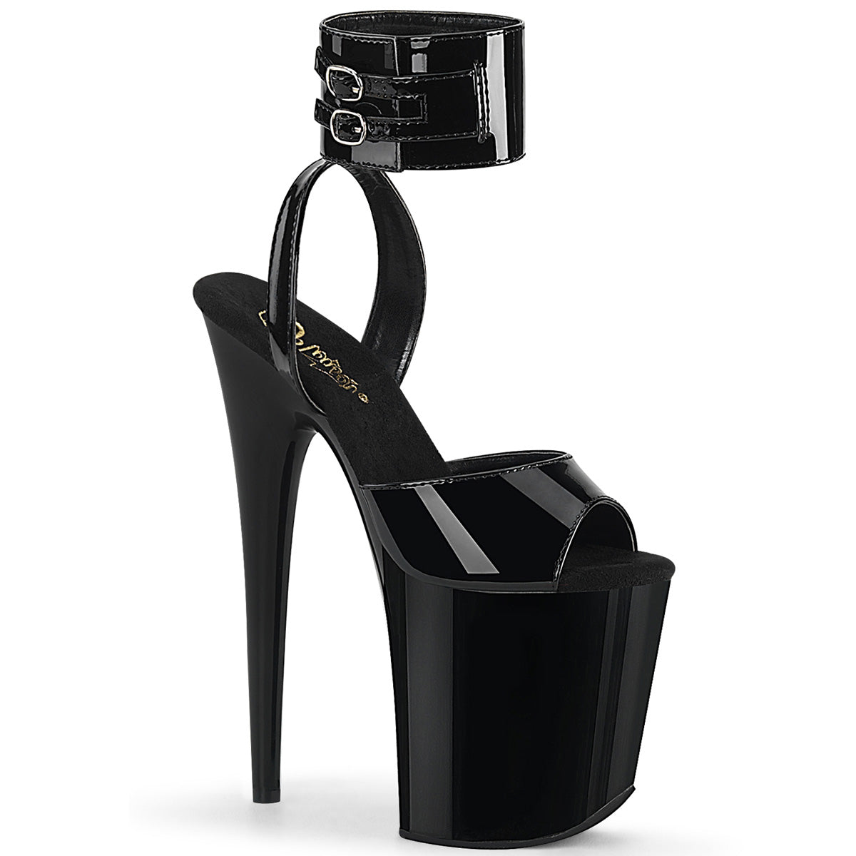 Black 8 Inch Dancer Platform Platform Shoes - Pleaser FLAMINGO-891