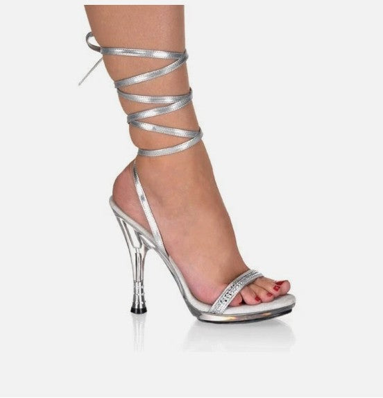 GLITZY591 Silver Clear