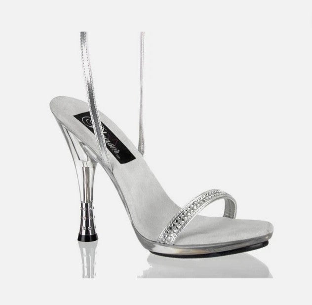 GLITZY591 Silver Clear