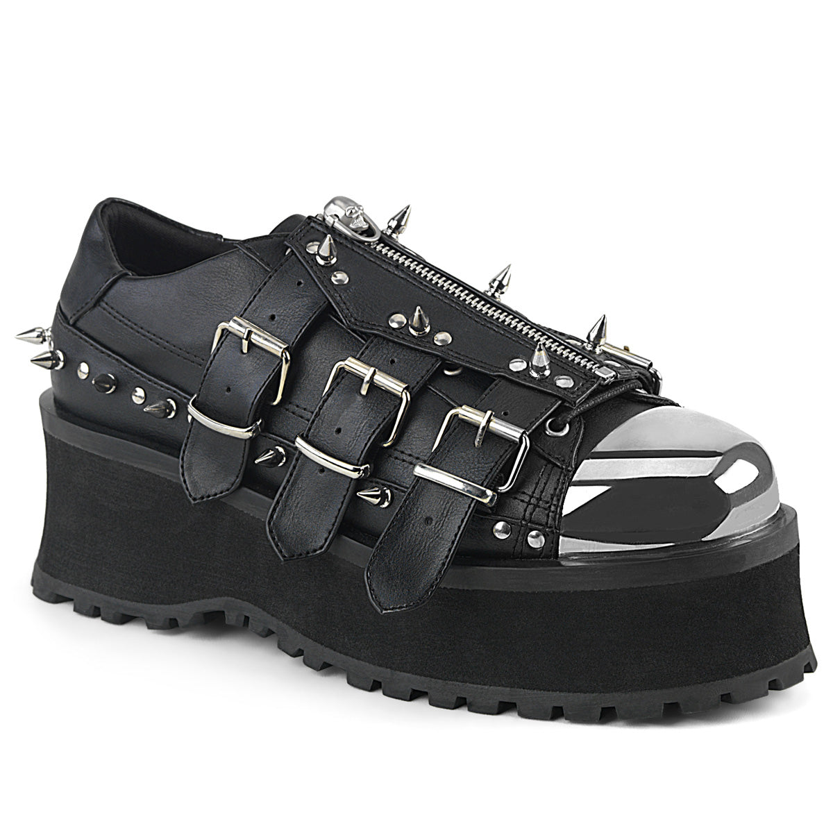Black Alternative Footwear Unisex - Demonia Cult GRAVEDIGGER-03