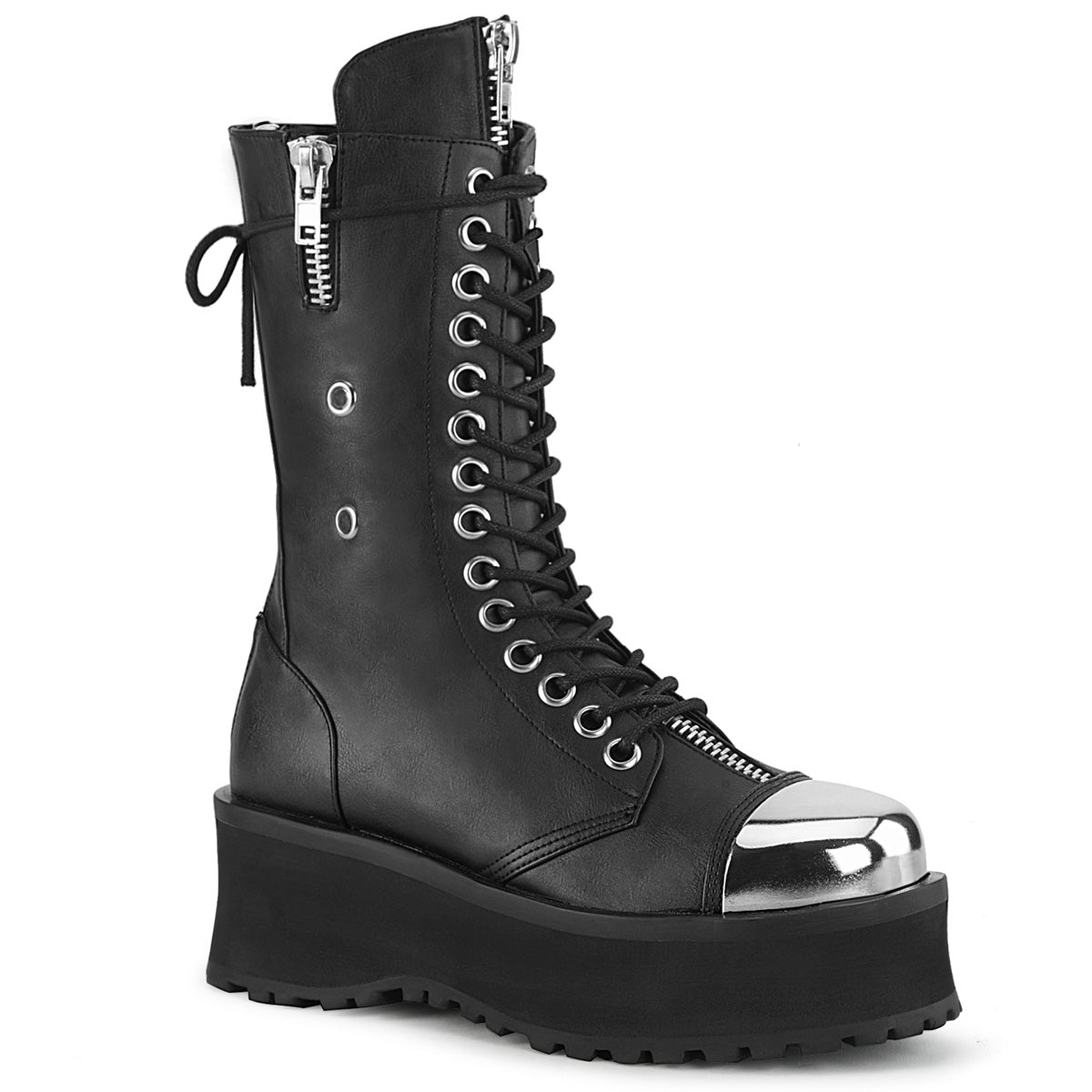 Black Alternative Footwear Unisex - Demonia Cult GRAVEDIGGER-14
