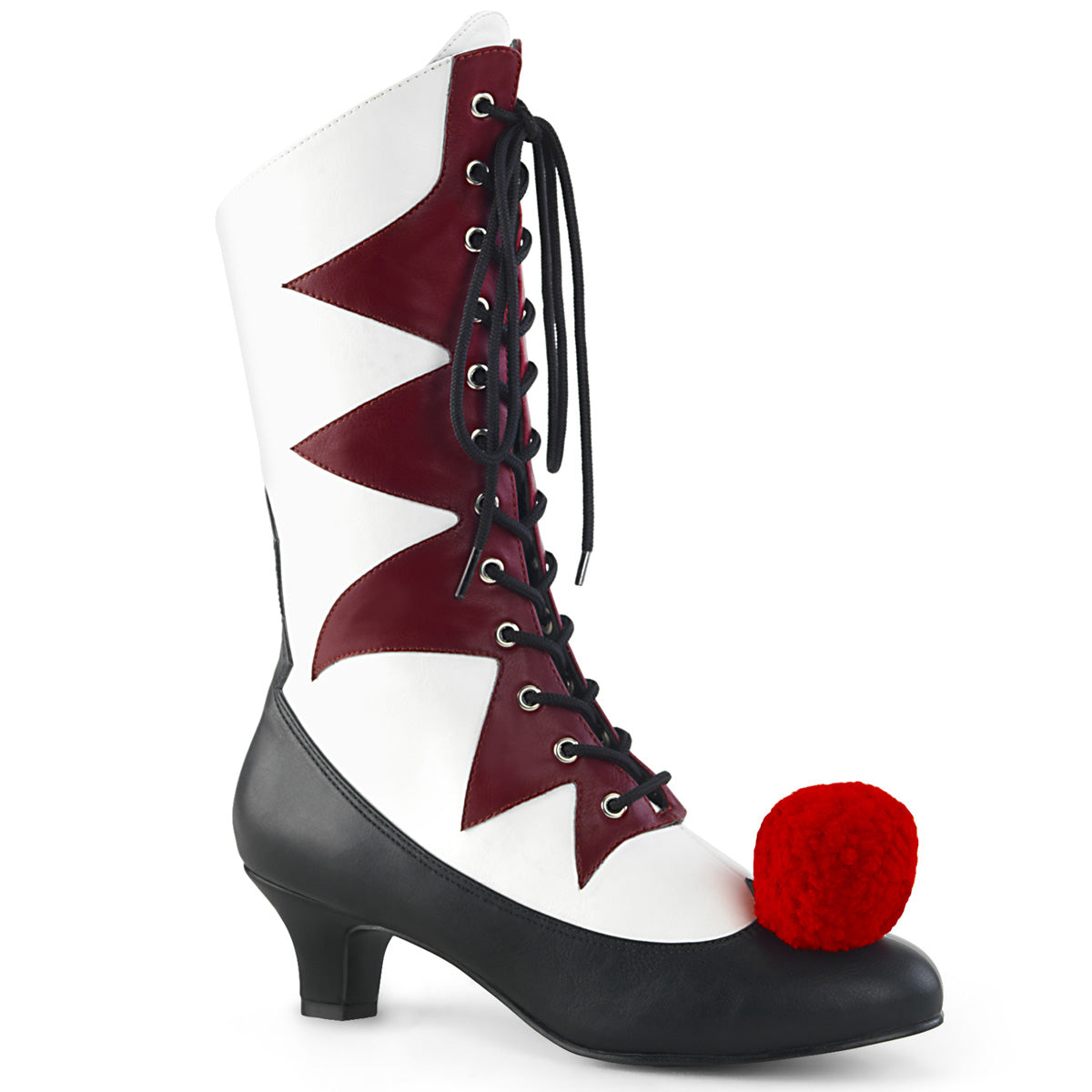 White 2 Inch Costume Boots - Funtasma IT-120