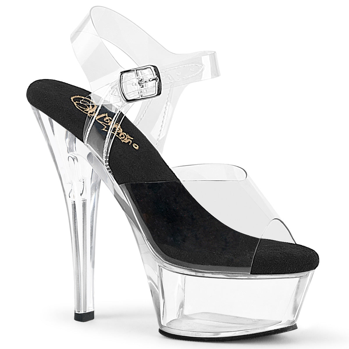 Clear 6 Inch Exotic Dance Platform Shoes - Pleaser KISS-208