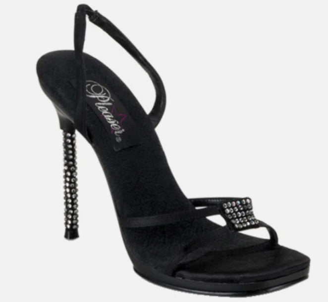 MONROE19 Blk Satin Blk