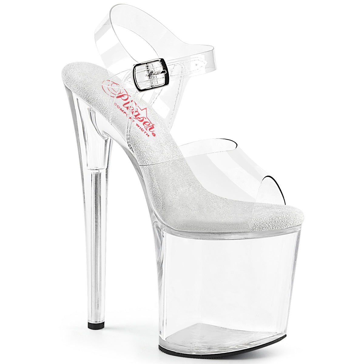 Clear 8 Inch Pole Dance Sexy Shoes - Pleaser NAUGHTY-808