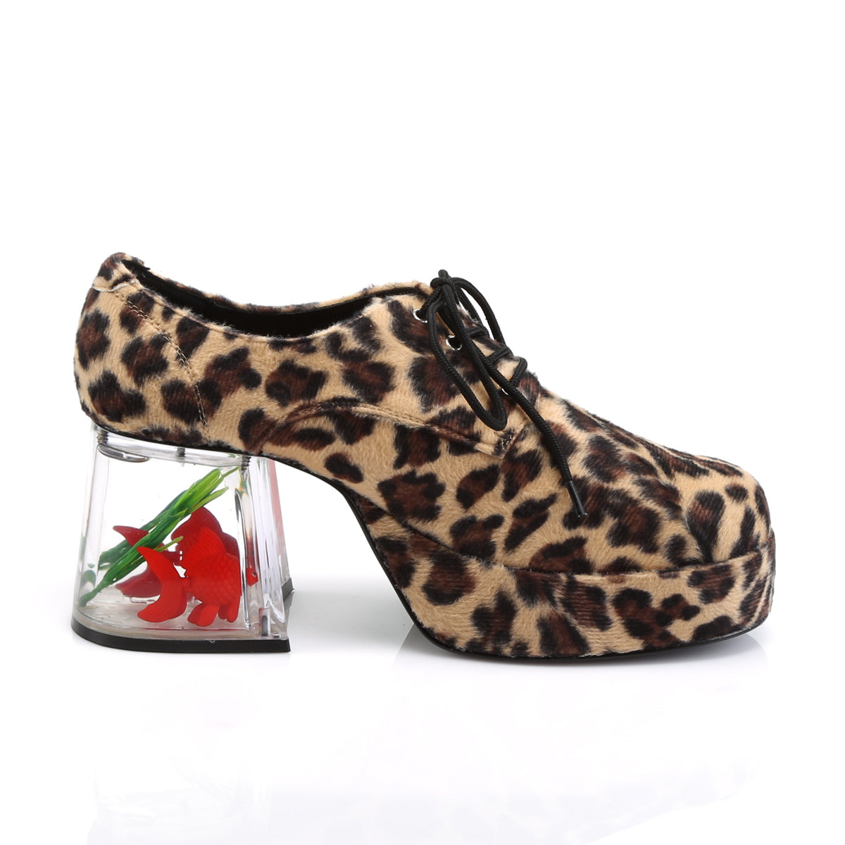 PIMP-02 Funtasma Cheetah Print Mens Disco Disk Up Shoes