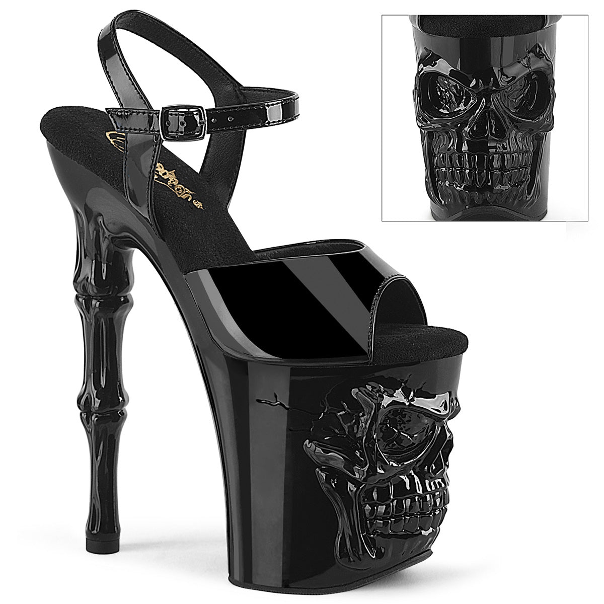 RAPTURE-809 Pleasers Platform Shoes (Exotic Dancing Heels) 8 Inch Heel
