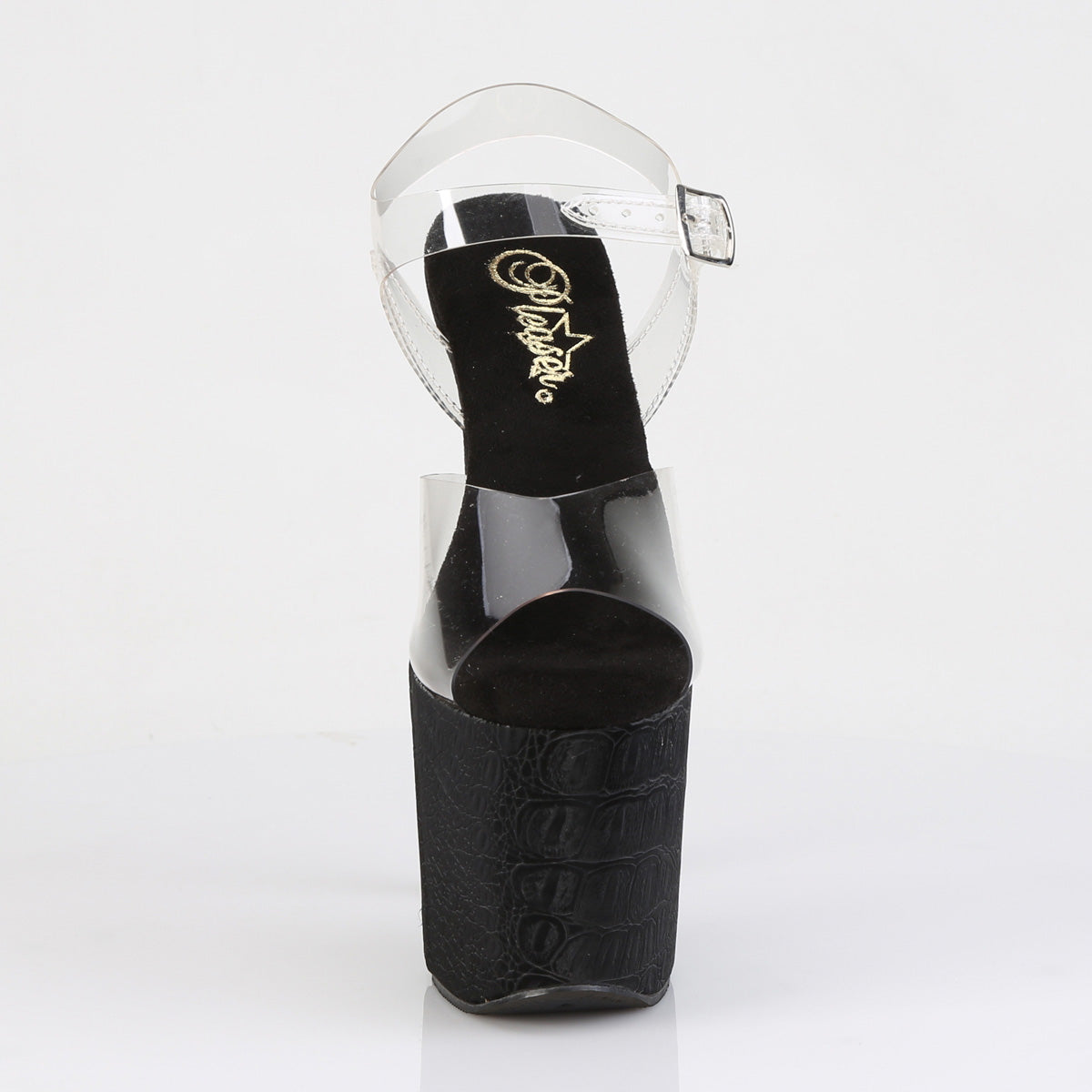 razzle 808wr pleaser footwear clear black