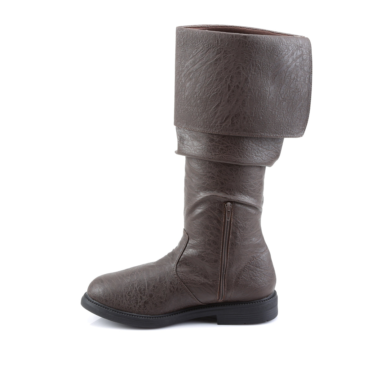 Robinhood-100 Funtasma Brown angustiado PU botas para hombres