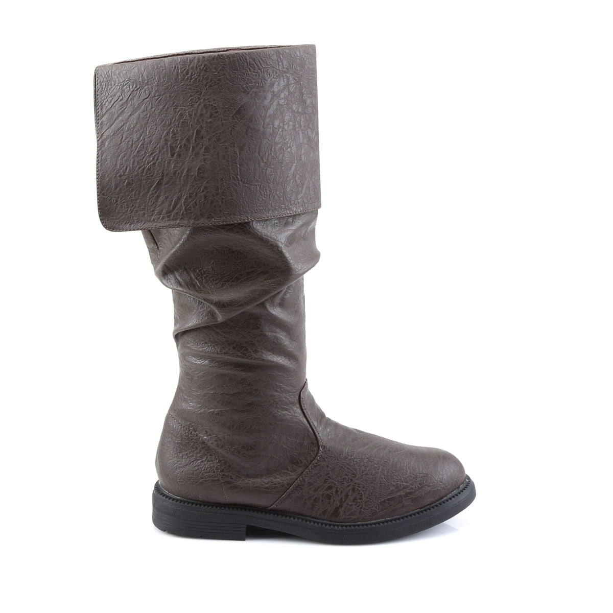 Robinhood-100 Funtasma Brown angustiado PU botas para hombres