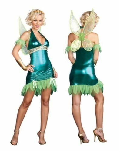 DG5886 Dreamgirl Sexy Lil Green Fairy Costume