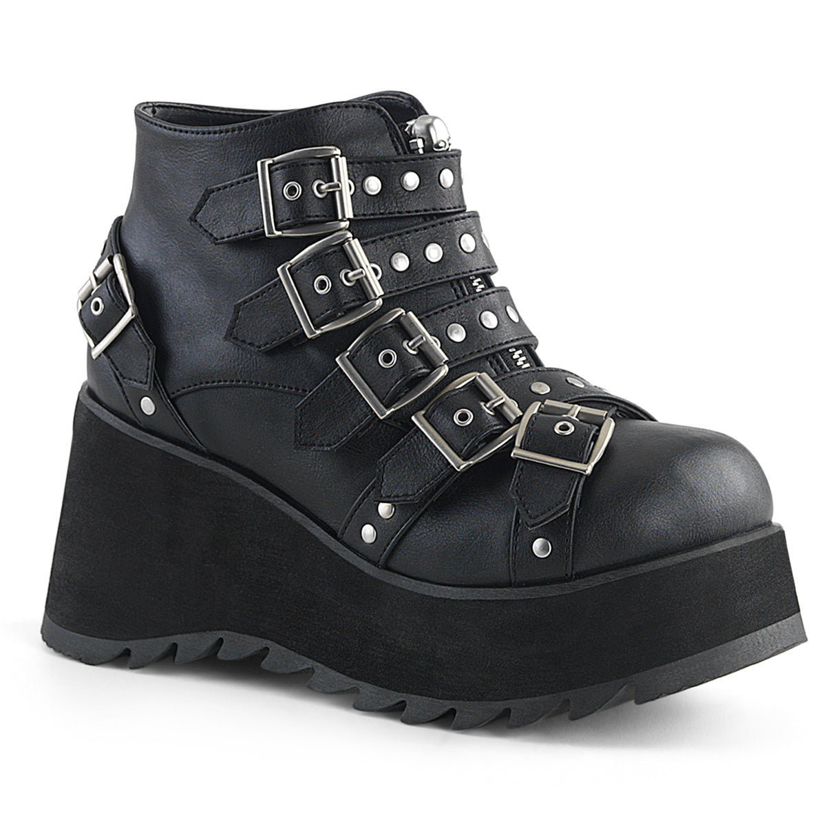 SAL01 Bodello Retro Pinup Heels with Buckles