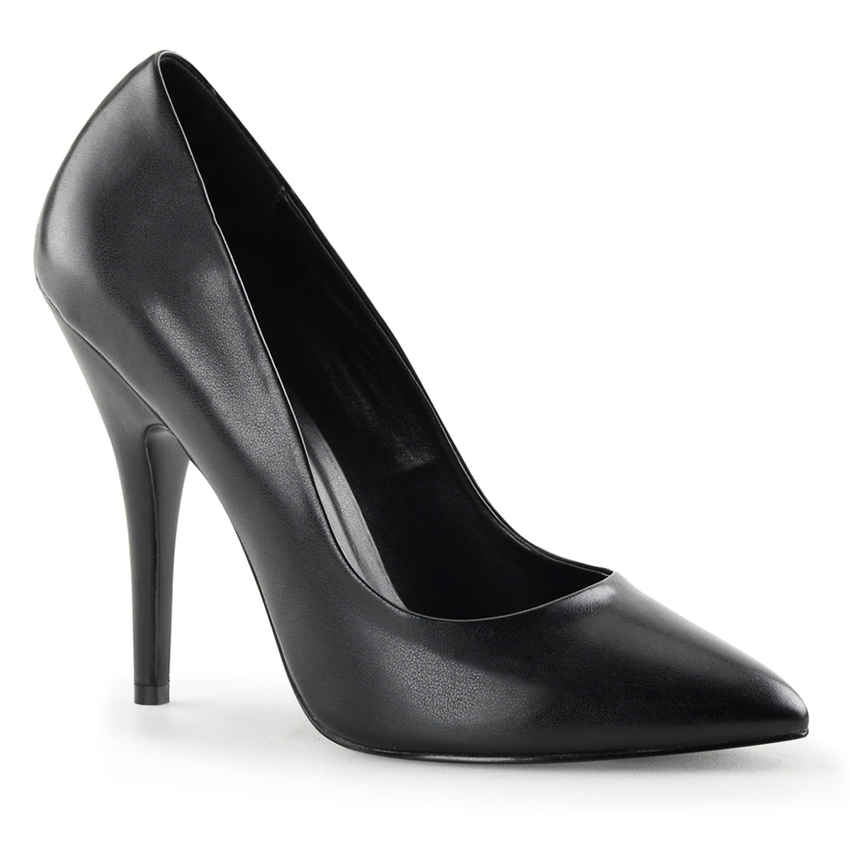 Black 5 Inch Alluring Fetish Heels - Pleaser SEDUCE-420