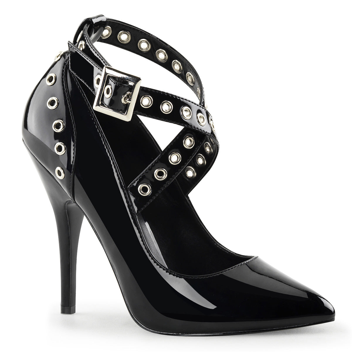 Black 5 Inch Provocative High heels - Pleaser SEDUCE-443