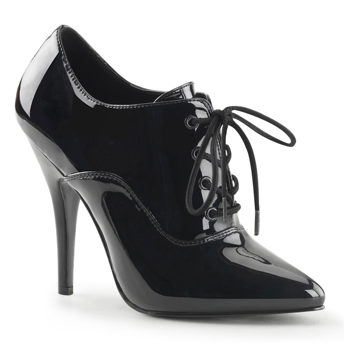 Black 5 Inch Tempting Bedroom Heels - Pleaser SEDUCE-460