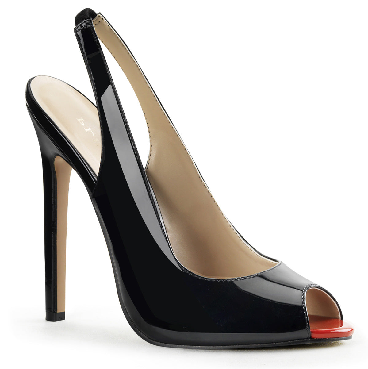 Black 5 Inch Exotic Bedroom Heels - Pleaser SEXY-08